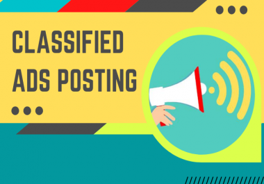I Will Do Perfectly Posting Your Service to Top Classified Ads Posting Sites