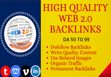 I will build 30 High Quality web 2.0 backlinks for ranking your website