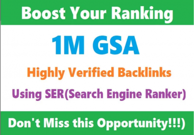 build tier2 or tier3 GSA backlinks using search engine ranker