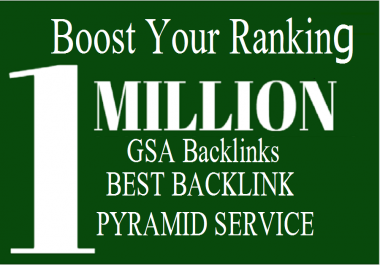 Get GSA backlinks pyramid using search enging ranker