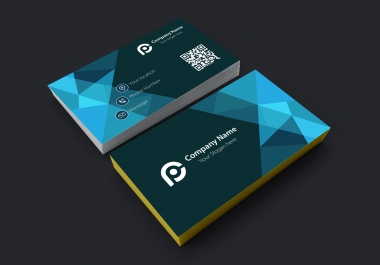 I will create a professional business card design for you