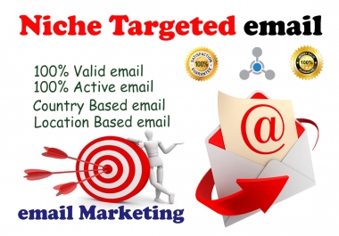 I will collect 5k any Niche Targeted Verified email list for marketing