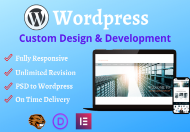 I will design an outstanding wordpress website