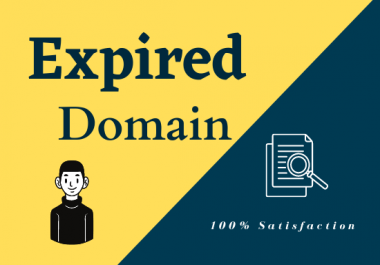 Guaranteed 100 Quality and Niche based high DA PA expired domain.
