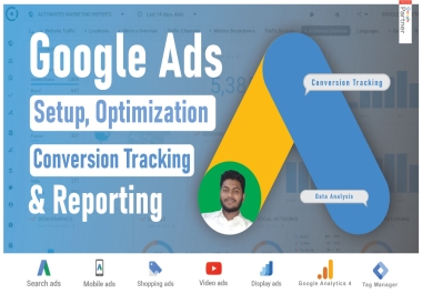 Setup Google ads,  adwords,  PPC campaigns,  search ads,  shopping ads,  youtube,  display ads campaign