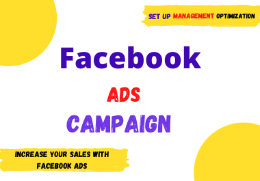 I will be your Facebook ads manager and run your Facebook ads campaign