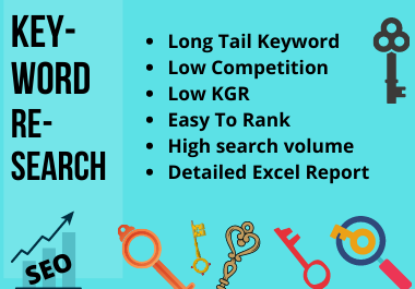 I will do unique long tail SEO key word research & competitor analysis