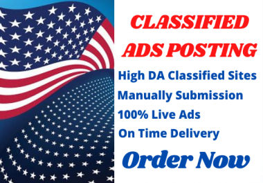 I Will Post Your Ads on 50 Top Classified Ads Sites