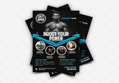 I will do Professional and Unique flyer design within 12 hours