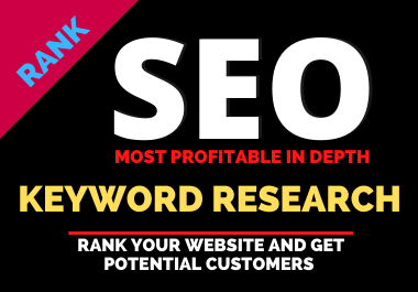 I will do Excellent SEO keyword research and In-depth competitor analysis