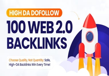 Build 100 Web 2.0 Backlinks With High DA