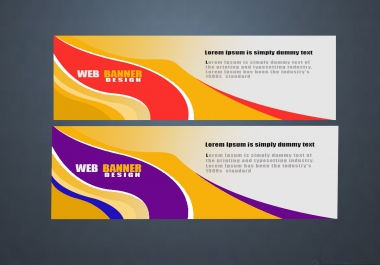 I will design awesome web banner, slider, poster, facebook cover,  youtube banner,  social media cover