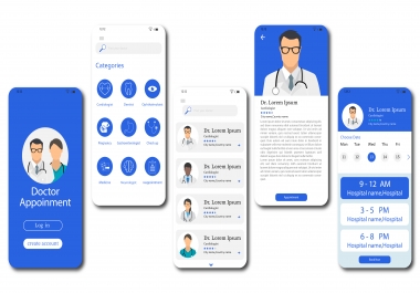 I will create an unique ui 1-3 page design for your android or ios app