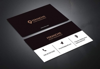 I will do professional & unique Business card design for you
