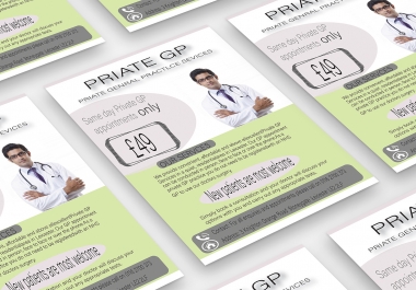 I will do design eye catching flyer design for your business