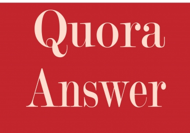 Offer niche relevent traffic with 35 quora answers