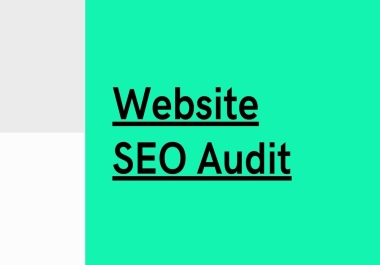 I will provide professional SEO audit report to rank higher