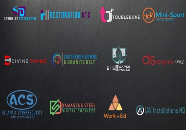 design a professional modern logo for your new brand