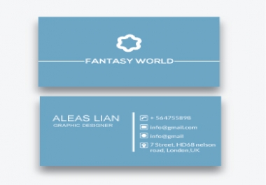 I will create simple Business Card design
