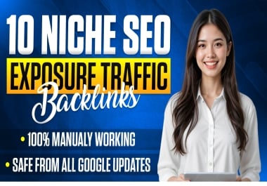 I will do 10 Permanent Niche Backlinks from Real Sites for SEO Growth