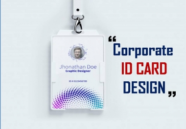I will Create Corporate ID Card Design