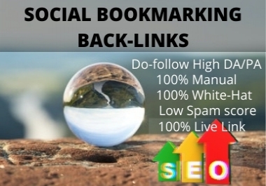 I will create 50+ High Quality Social Bookmarking Submission SEO backlinks