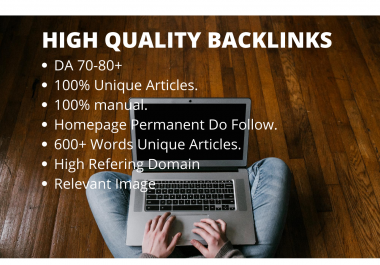 I will Create 2 Manual High Quality Web 2.0 Backlinks