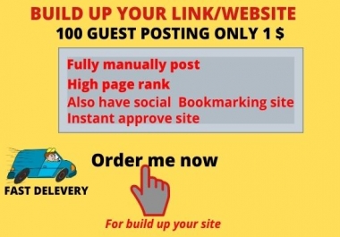 I will do High page rank Guest posting