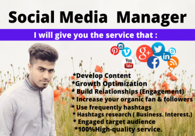 I want to be Your Social Media and Business Page Manager