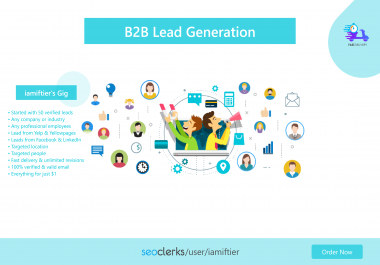 I will provide 50 targeted B2B lead generation for your business