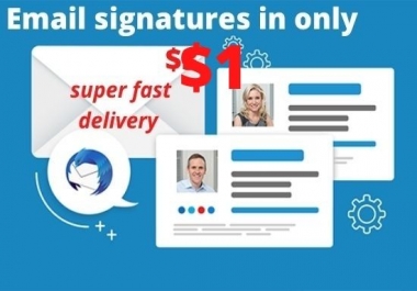 email signature service in an exclusive price
