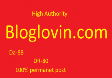 I wil publish high da88+guest post service