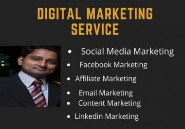 I Will do do Social Media Marketing Manager & Affiliate Marketing Manager