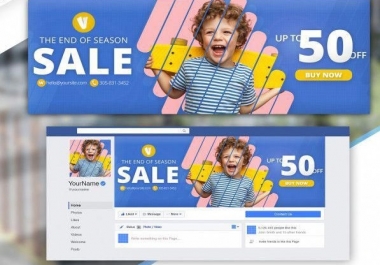 I will design Facebook/Youtube cover or any social media banner