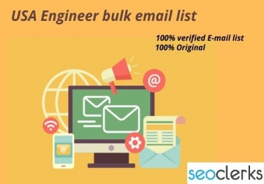 I will collect 10k USA Engineer Verified email list for email marketing