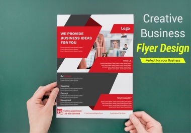 I will make creative and professional flyer for your business