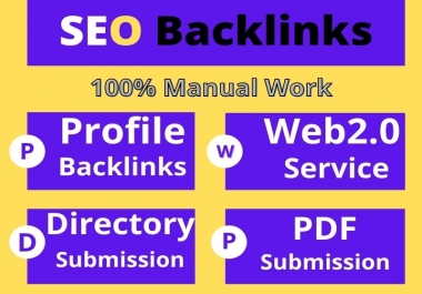 SEO Backlink Services package 50 Backlinks each