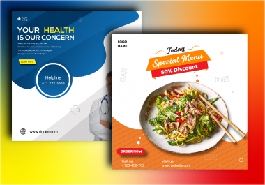 I will design an attractive social media post