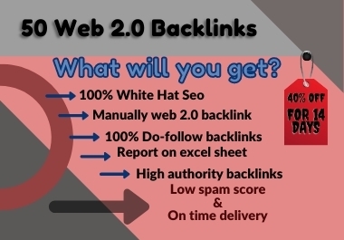 I will do 50+ Web 2.0 Dofollow Backlink's