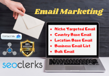 I will collect your targeted niche email list 1K email