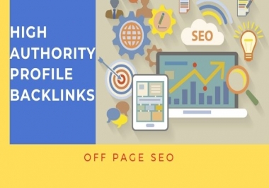 I will Create 100 High Authority Profile Backlinks at a Low Price