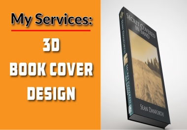 I will do 3D book Cover with modern style