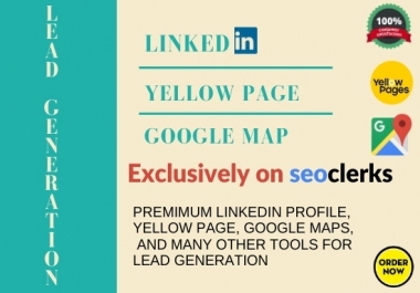 Lead generation from website,  linkIdn,  google maps,  etc