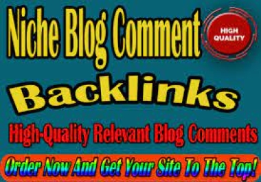 I will do 150 dofollow niche relevent blog comments backlinks service