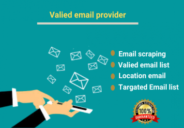 I will collect targeted verified and valid email list any location