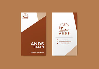 Simple and Minimal business card for you or your brand