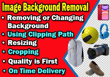 I will remove background from image,  edit and cut out 5 photos professionally in 24 hours