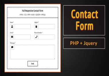 i will fix your contact form issues