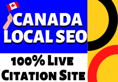 I will do 300 Best Live local SEO citation for Canada