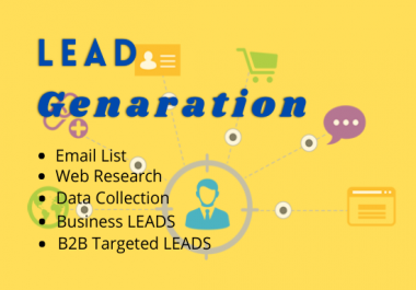 I will do business email lead generation and local lead generation